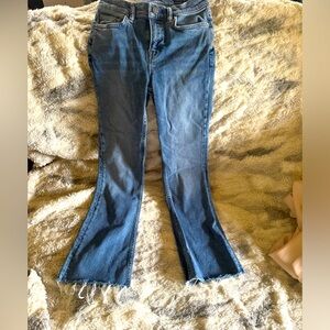 All Saints Flared Cropped Jeans